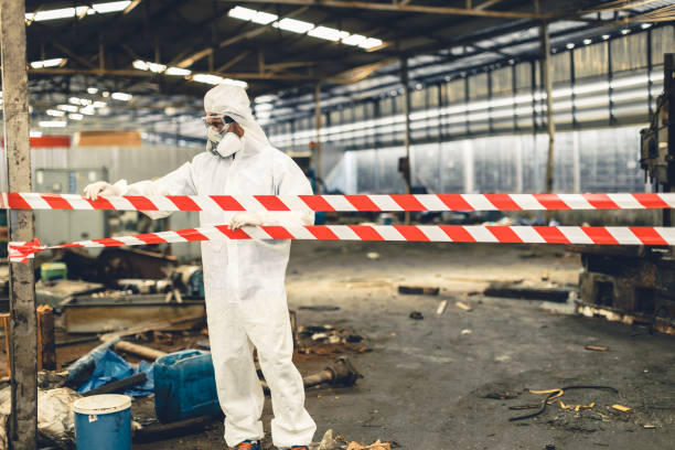 Professional Biohazard technician working in North Brunswick, NJ